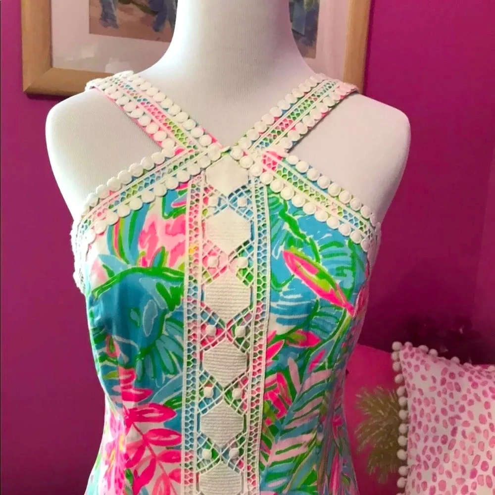 Lilly Pulitzer NWT Vena Dress Lilly of the Jungle Size 10 - Picture 3 of 12